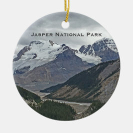 Jasper National Park Glacier Reisen Ornament