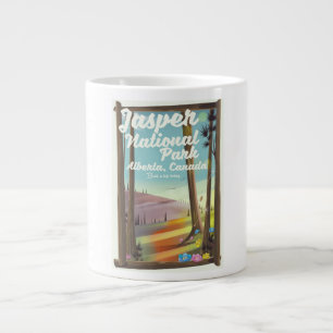 Jasper National Park, Kanada Reiseplakat Jumbo-Tasse