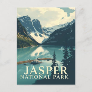 Jasper National Park Travel Nature Postkarte
