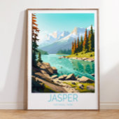Jasper National Park Travel Poster, Jasper Canada Poster