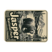 Jasper Nationalpark alberta canada Vintage Geschen Magnet (Horizontal)
