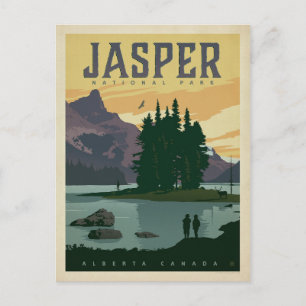 Jasper-Nationalpark, Alberta Kanada Postkarte