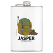 Jasper-Nationalpark-Backpack Flachmann (Vorderseite)