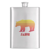 Jasper Nationalpark Bear Flachmann (Vorderseite)