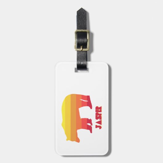 Jasper Nationalpark Bear Gepäckanhänger (Vorderseite vertikal)