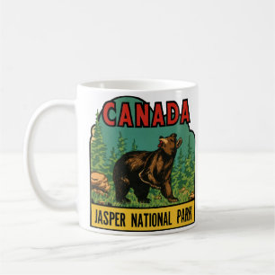 Jasper Nationalpark Canada Vintage Travel Kaffeetasse