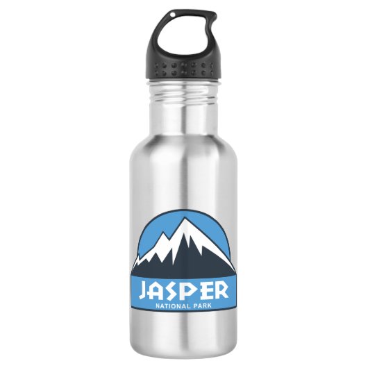 Jasper-Nationalpark Edelstahlflasche (Vorderseite)