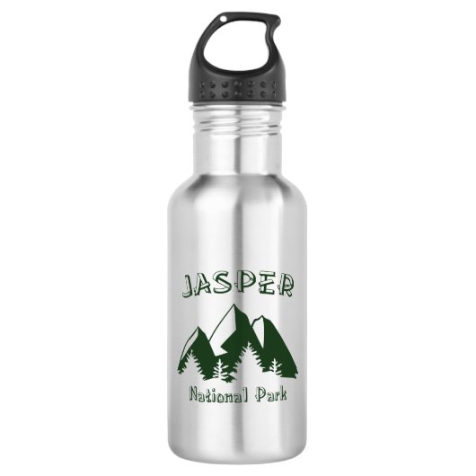 Jasper-Nationalpark Edelstahlflasche (Vorderseite)