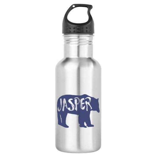 Jasper-Nationalpark Edelstahlflasche (Vorderseite)