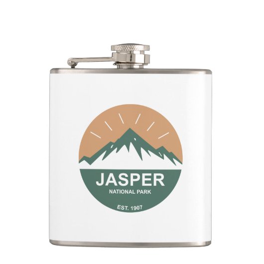 Jasper-Nationalpark Flachmann (Vorderseite)