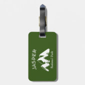 Jasper-Nationalpark Gepäckanhänger (Rückseite vertikal)