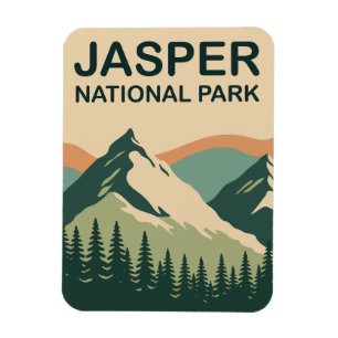 Jasper Nationalpark Kanada Landschaft Natur Kunst Magnet