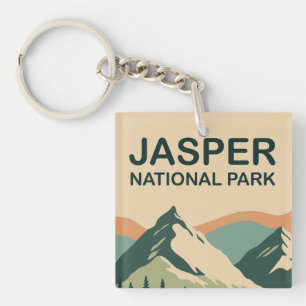Jasper Nationalpark Kanada Landschaft Natur Kunst Schlüsselanhänger