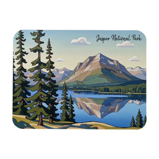 Jasper-Nationalpark Kanada Magnet (Horizontal)
