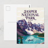 Jasper-Nationalpark Kanada Postkarte (Vorne/Hinten)