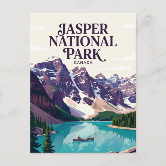 Jasper-Nationalpark Kanada Postkarte (Vorderseite)