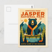 Jasper-Nationalpark Kanada Postkarte (Vorne/Hinten)
