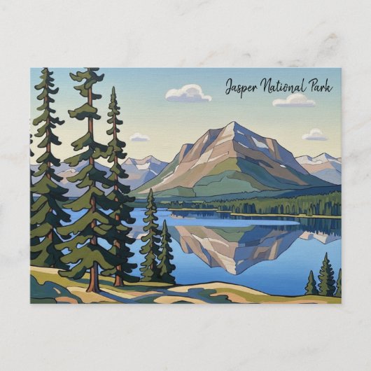 Jasper-Nationalpark Kanada Postkarte (Vorderseite)