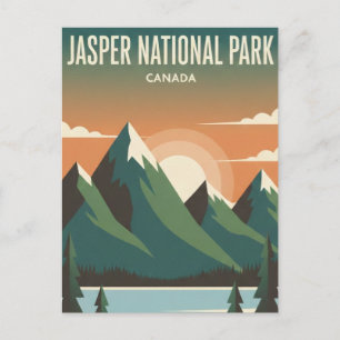 Jasper Nationalpark Kanada Reise Postkarte