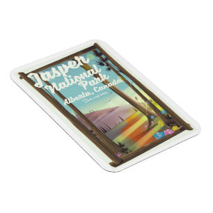 Jasper Nationalpark, Kanada Reiseplakat Magnet