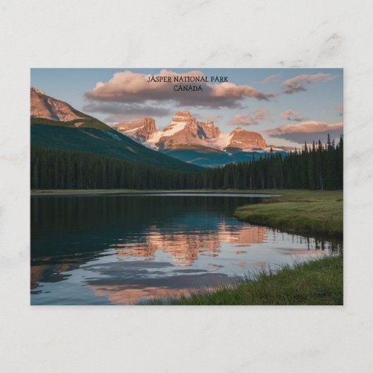 Jasper Nationalpark Landschaft Postkarte (Vorderseite)