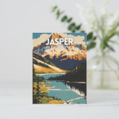 Jasper Nationalpark Nostalgic Postkarte (Stehend Vorderseite)