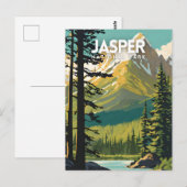 Jasper Nationalpark Nostalgic Postkarte (Vorne/Hinten)