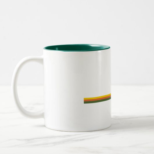 Jasper Nationalpark Pine Trees Sun Zweifarbige Tasse (Links)