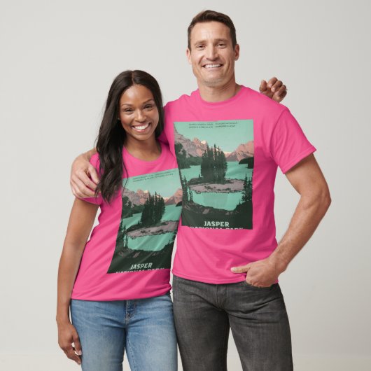 Jasper Nationalpark Poster Graphic T-Shirt (Unisex)
