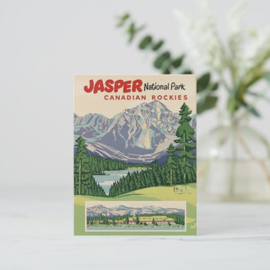 Jasper-Nationalpark Postkarte (Stehend Vorderseite)