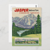 Jasper-Nationalpark Postkarte (Vorne/Hinten)