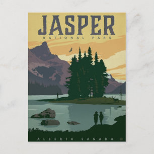 Jasper-Nationalpark Postkarte