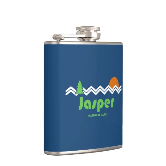 Jasper Nationalpark Retro Flachmann (Rechts)