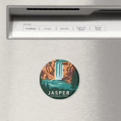 Jasper Nationalpark Wasserfall Magnet (In Situ (Geschirrspüler))