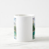 Jasper Nationalpark Wasserfarbenmalerei Kaffeetasse (Mittel)