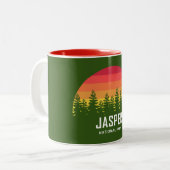 Jasper-Nationalpark Zweifarbige Tasse (Vorderseite Links)