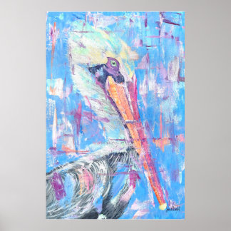 Jasper Pelican Kunstprint - Von Just Dahl  Poster