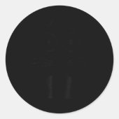 Jasper Rabbit Halloween Costume Funny Boo Jee Booj Runder Aufkleber (Vorderseite)