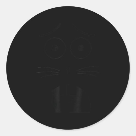 Jasper Rabbit Halloween Costume Funny Boo Jee Booj Runder Aufkleber (Vorderseite)