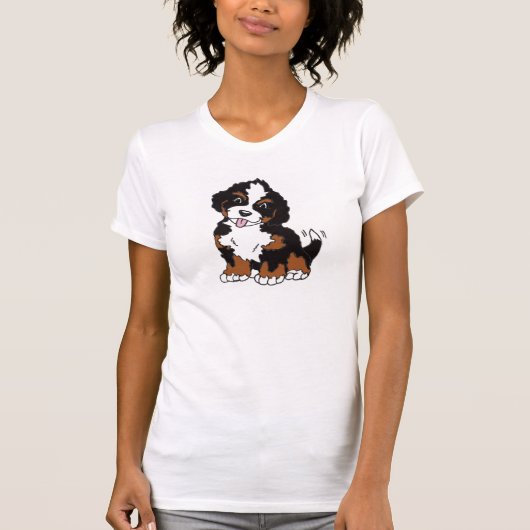 Jasper-the-Puppy-Bella-Leinwand T - Shirt (Vorderseite)