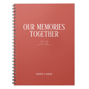 Jasper Unsere Erinnerungen zusammen Notebook Notizblock