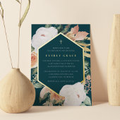 Jasper | Wüstenflorale Taufe Folieneinladung