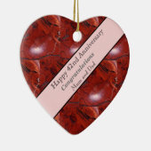 Jasper zum 42. Jubiläum Keramik Ornament (Rechts)