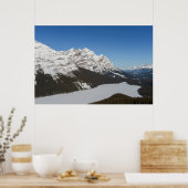 Jasper's Snowy Peyto Lake Poster (Küche)