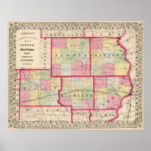Jaspis, Crawford, Lehm, Lawrence Poster