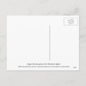 Jaspis der Weihnachtshund Feiertagspostkarte (Rückseite)