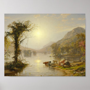 Jaspis Francis Cropsey - Herbst auf Greenwood See Poster