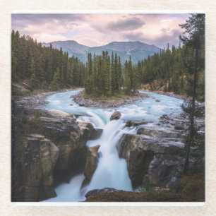 Jaspis-Nationalpark Sunwapta Falls Glasuntersetzer