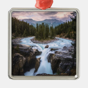 Jaspis-Nationalpark Sunwapta Falls   Ornament Aus Metall
