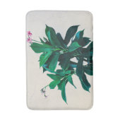 Jatropha-Pflanze in Natural Green Badematte (Vorderseite Vertikal)